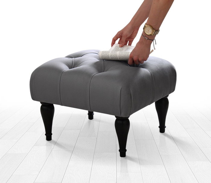 Atelier Del Sofa Puf Bohemio Floral - Gris Atelier Del Sofa Puf Bohemio Floral - Gris